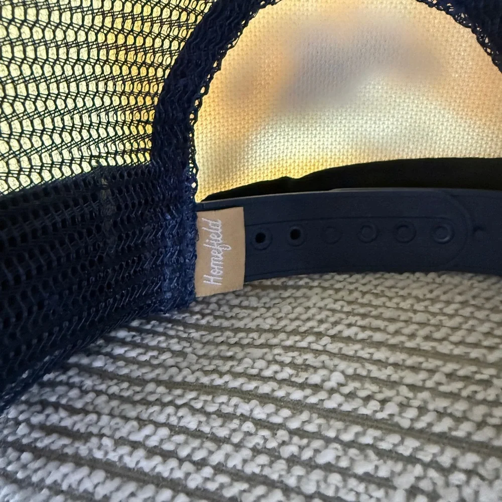 NWT Kohl's Michigan Trucker Hat Navy Blue White Snapback Cap One Size 1SZ